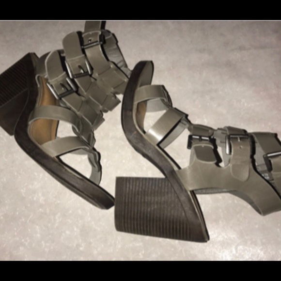 Rampage Jeana gray gladiator heel sandals - Picture 7 of 12